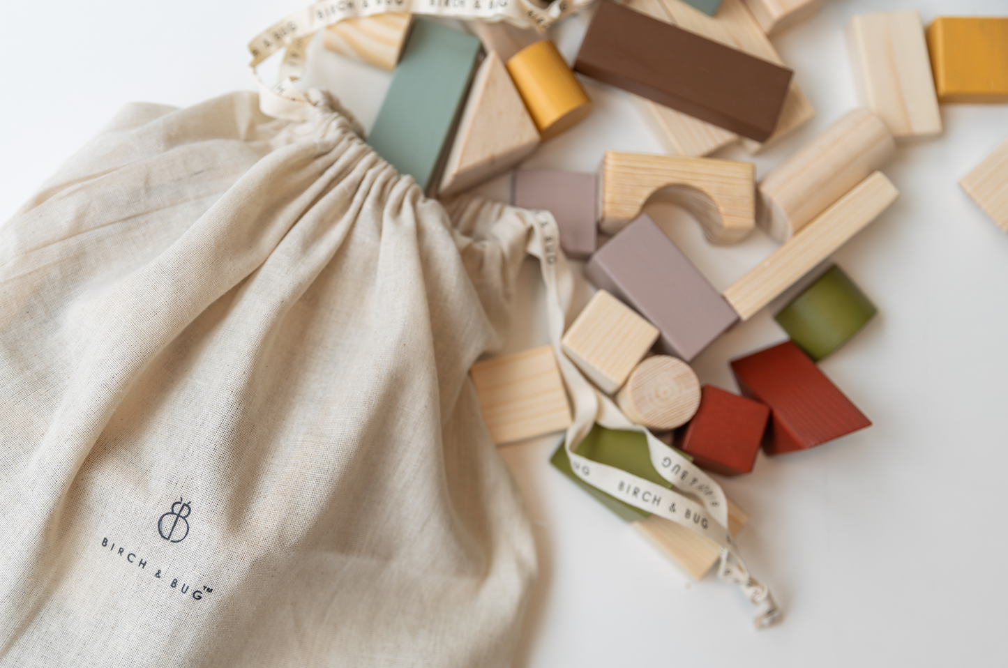 Birch Loose Blocks - Set of 50 pieces