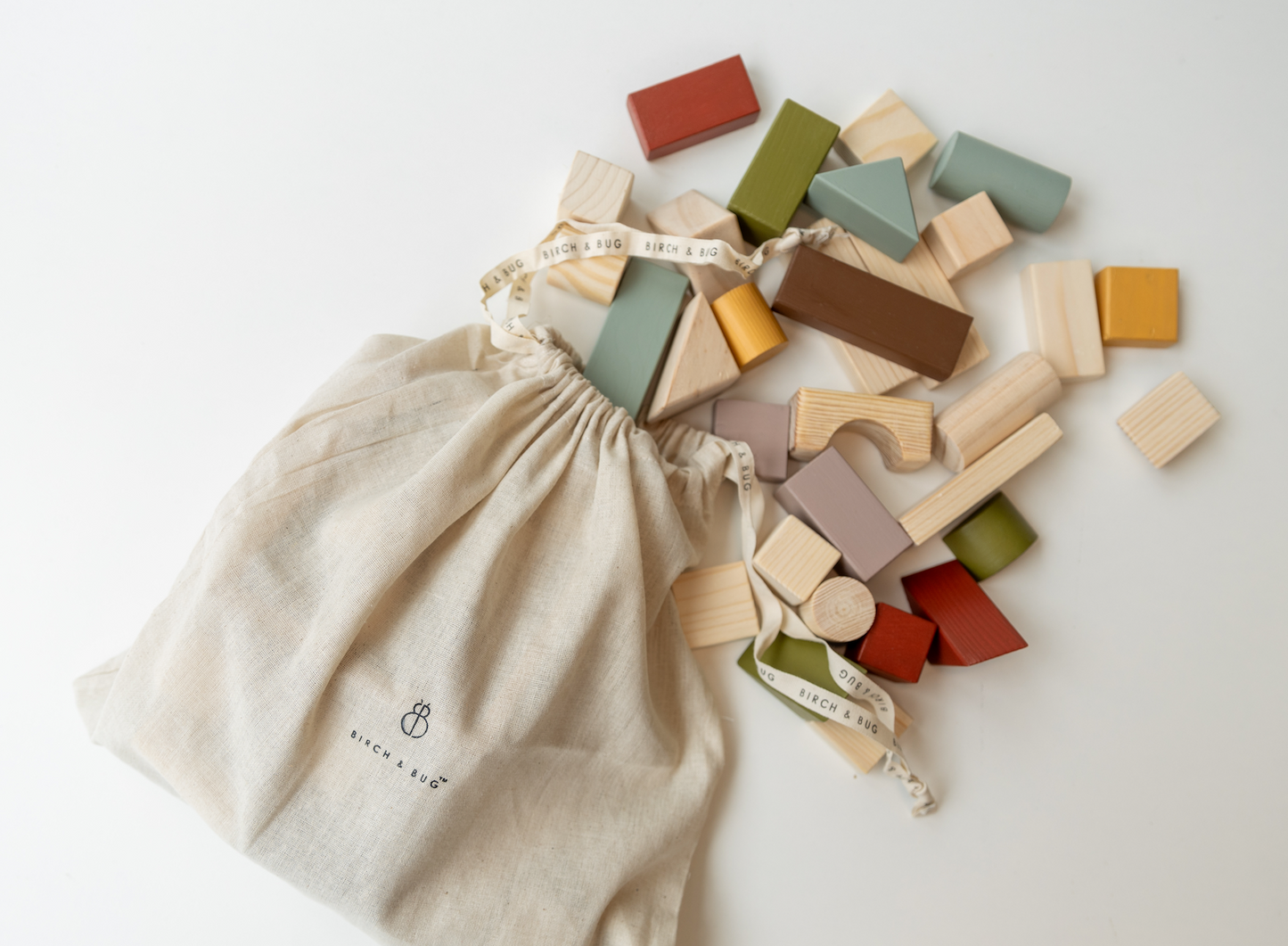 Birch Loose Blocks - Set of 50 pieces