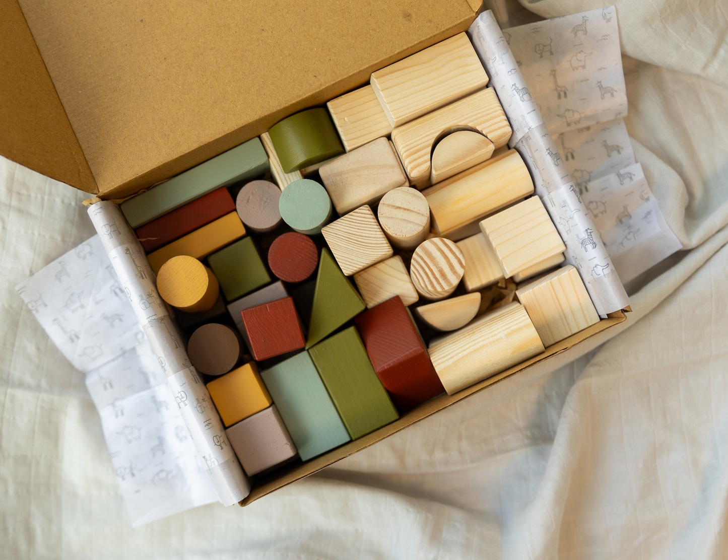 Birch Loose Blocks - Set of 50 pieces