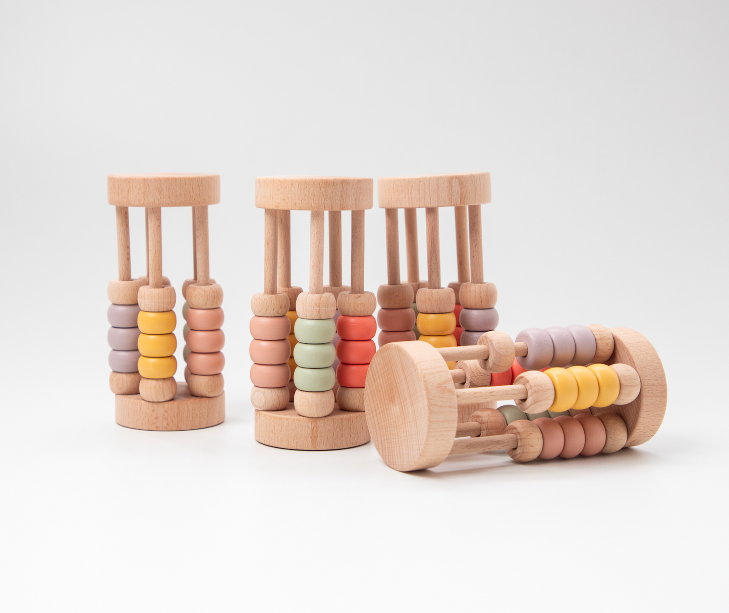 Pastel Bead Cylinder Rattle