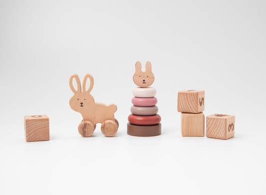 Birch Bunny Ring Stacker