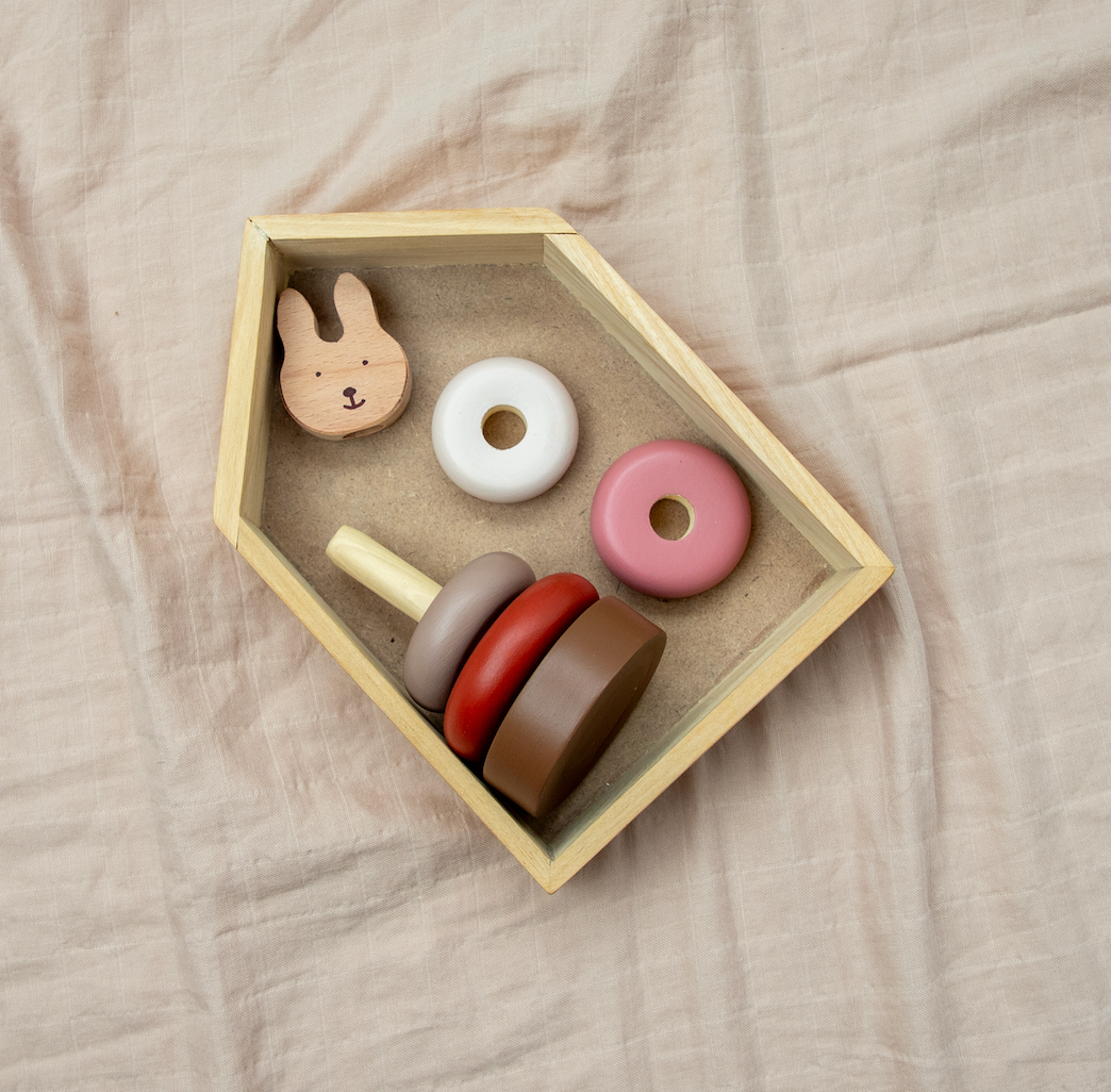 Birch Bunny Ring Stacker