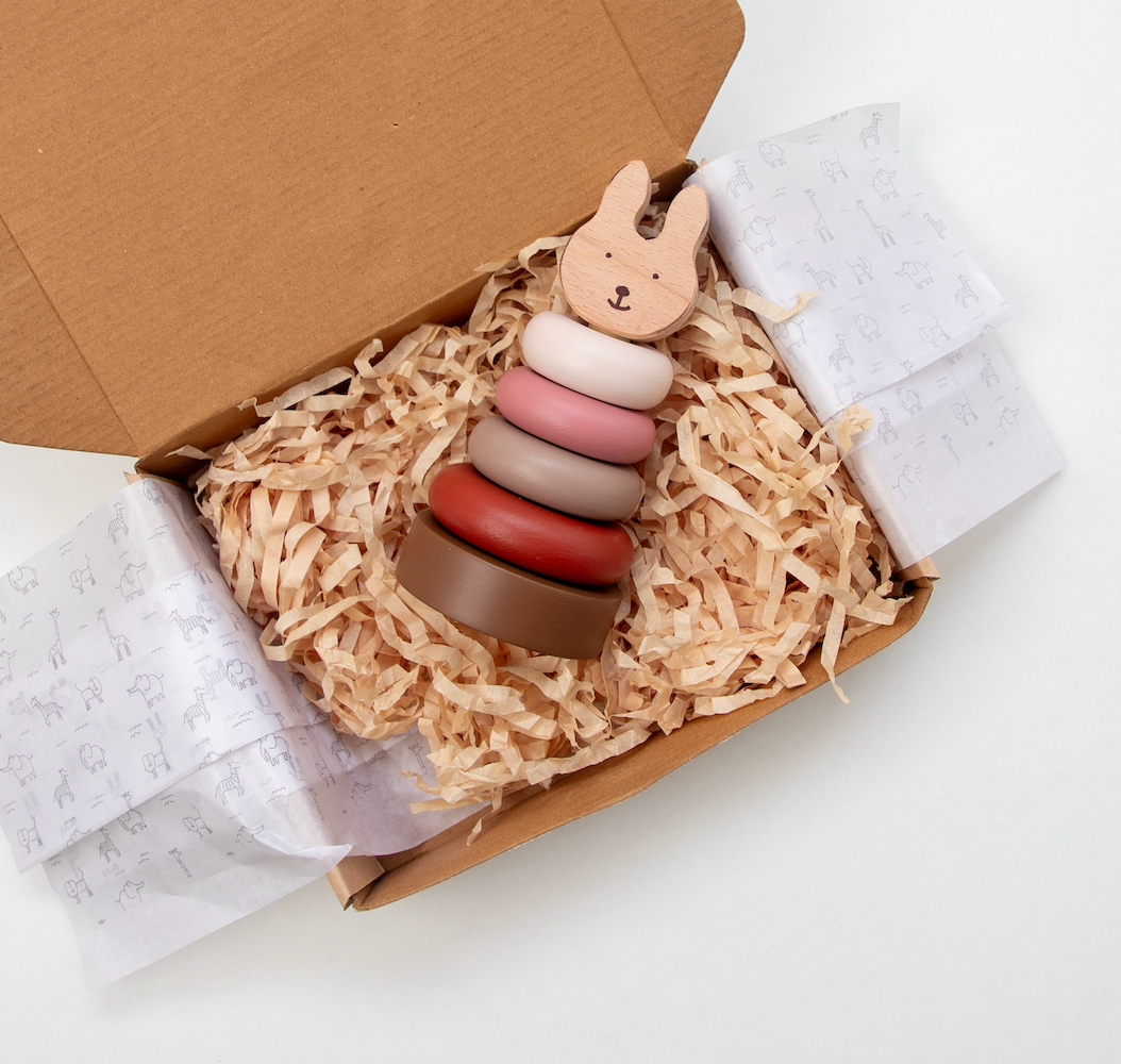 Birch Bunny Ring Stacker