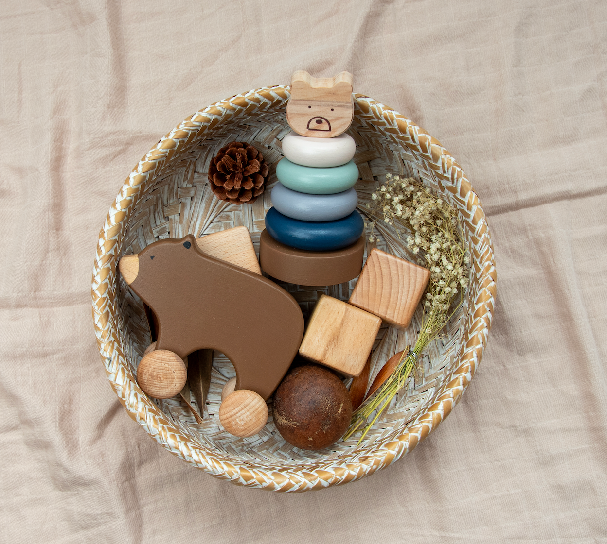 Birch Bear Ring Stacker