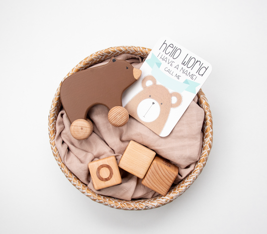 Birch Bear Roller Toy