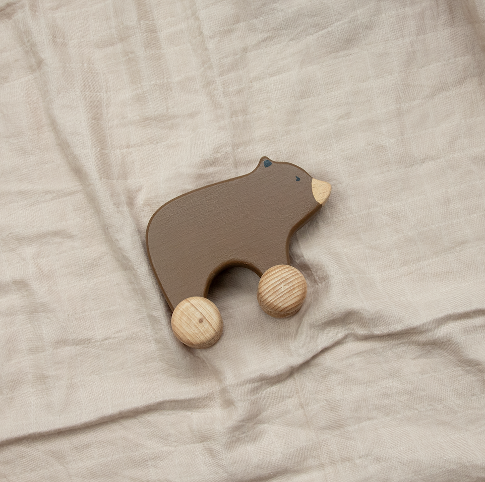 Birch Bear Roller Toy