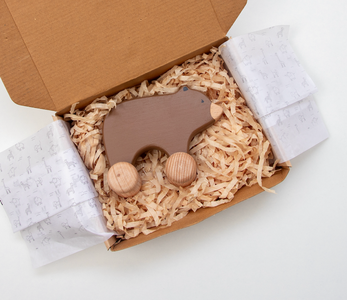 Birch Bear Roller Toy