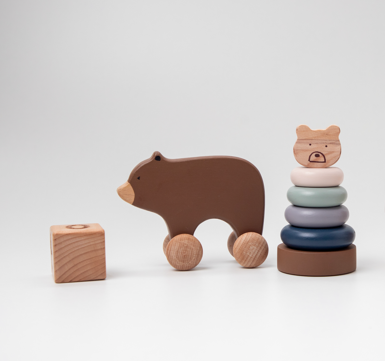 Birch Bear Roller Toy