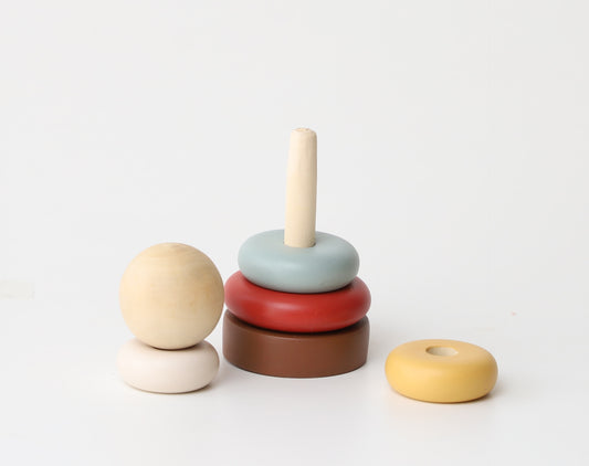 Birch Ring Stacker - Earth