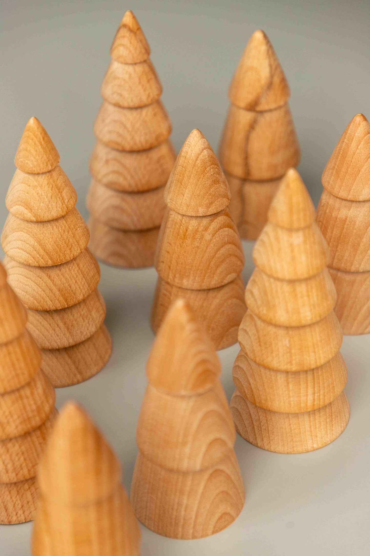 Birch Fir Trees Set of 2