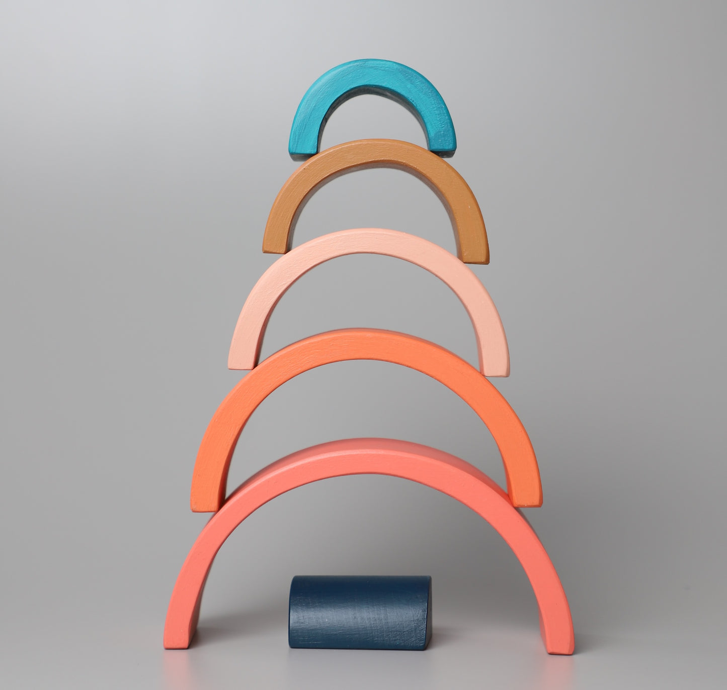 Birch Rainbow Stacker - Sunset