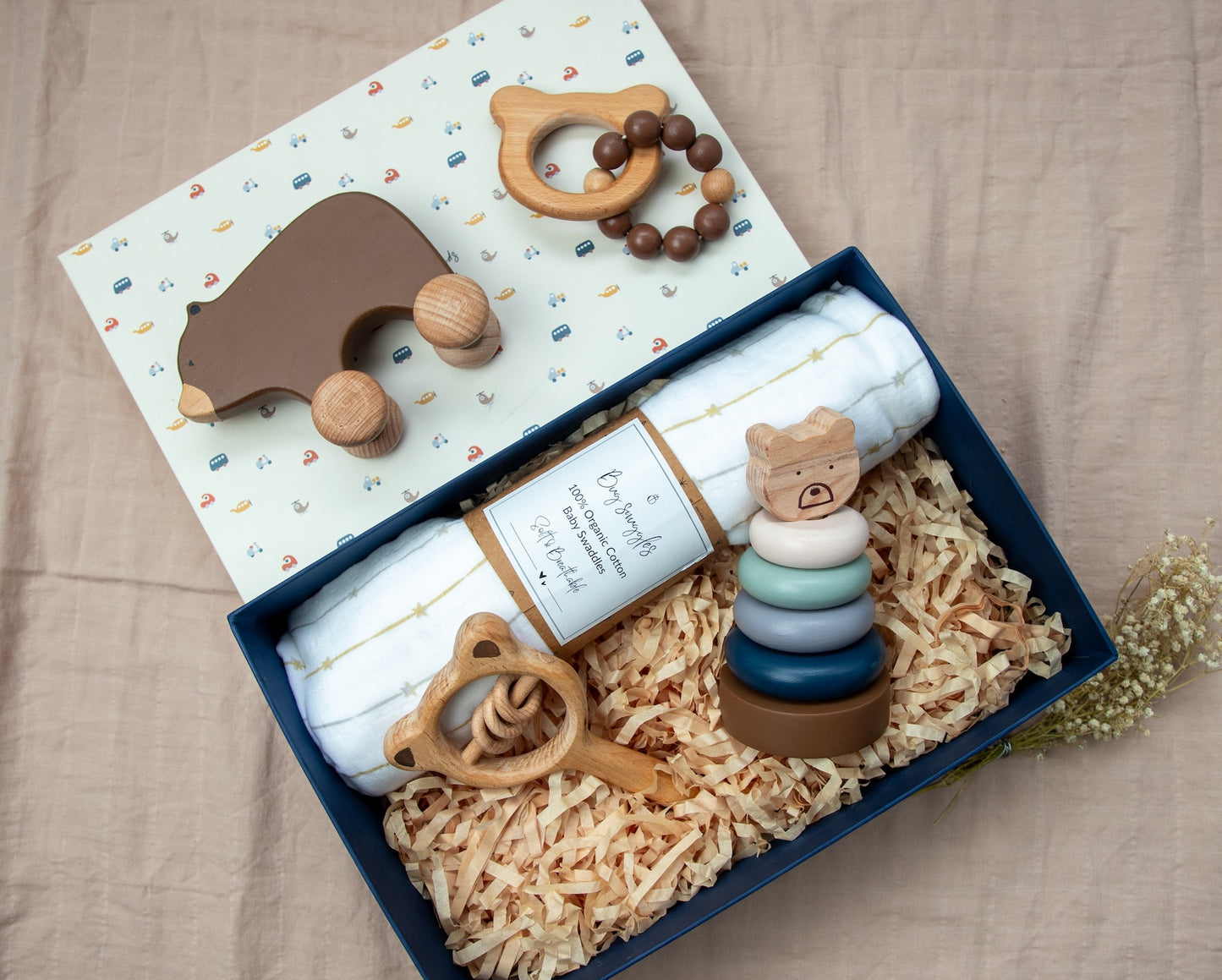Bear Newborn Gift Box - Set of 5