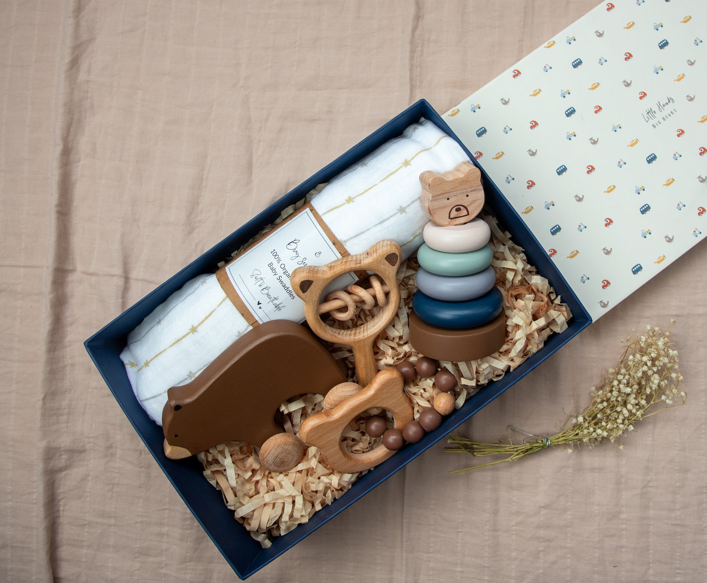 Bear Newborn Gift Box - Set of 5