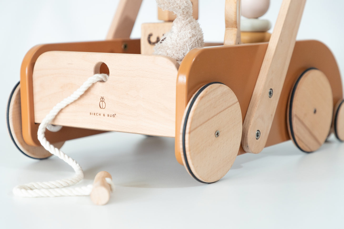 Birch SteadyStep Wooden Walker with Treasure Basket - FLAT 20% OFF