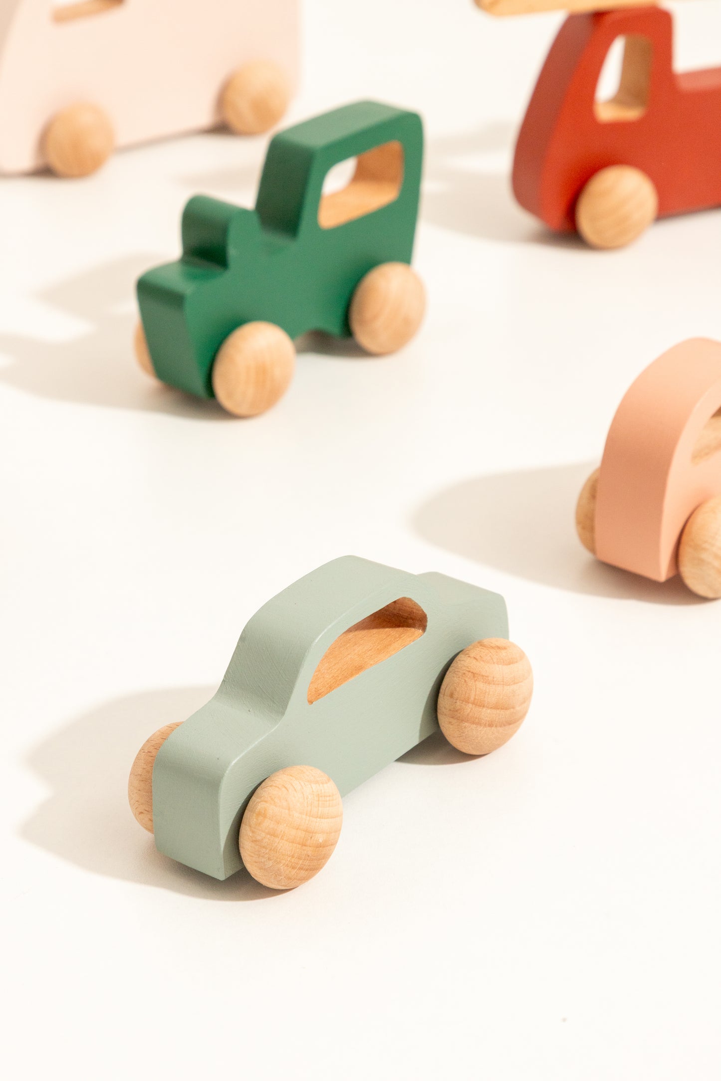 Birch Zoomie Car - Duck egg Blue