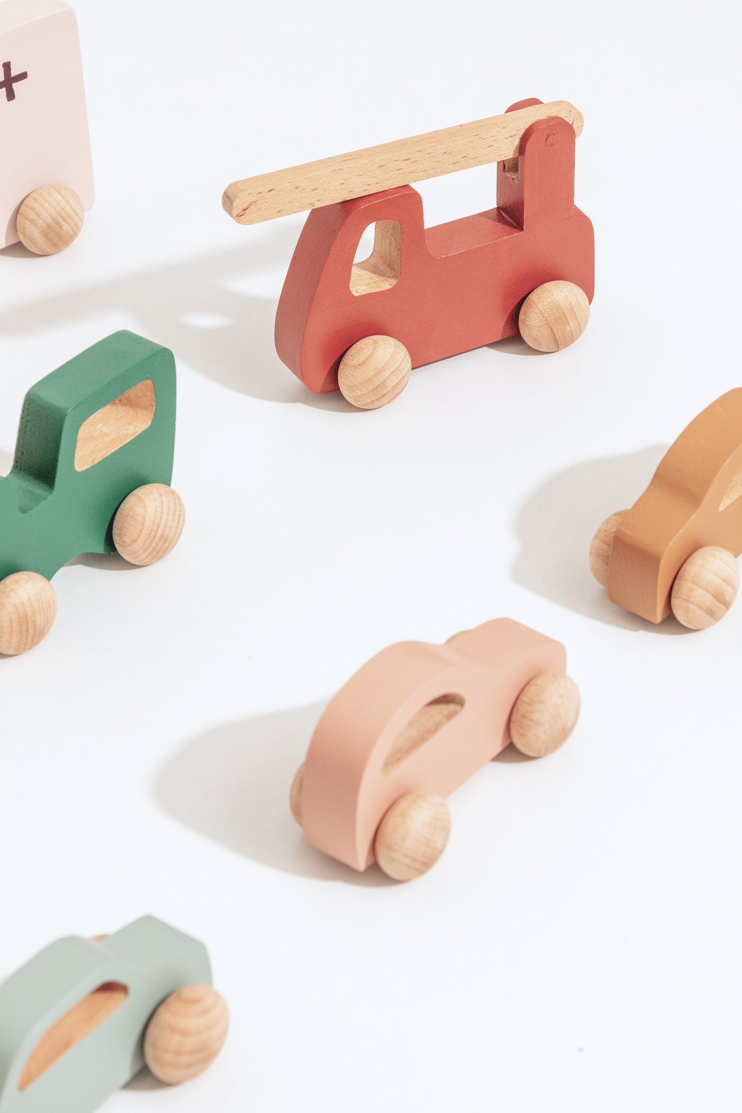 Birch Fire Truck Roller Toy - 1+ years