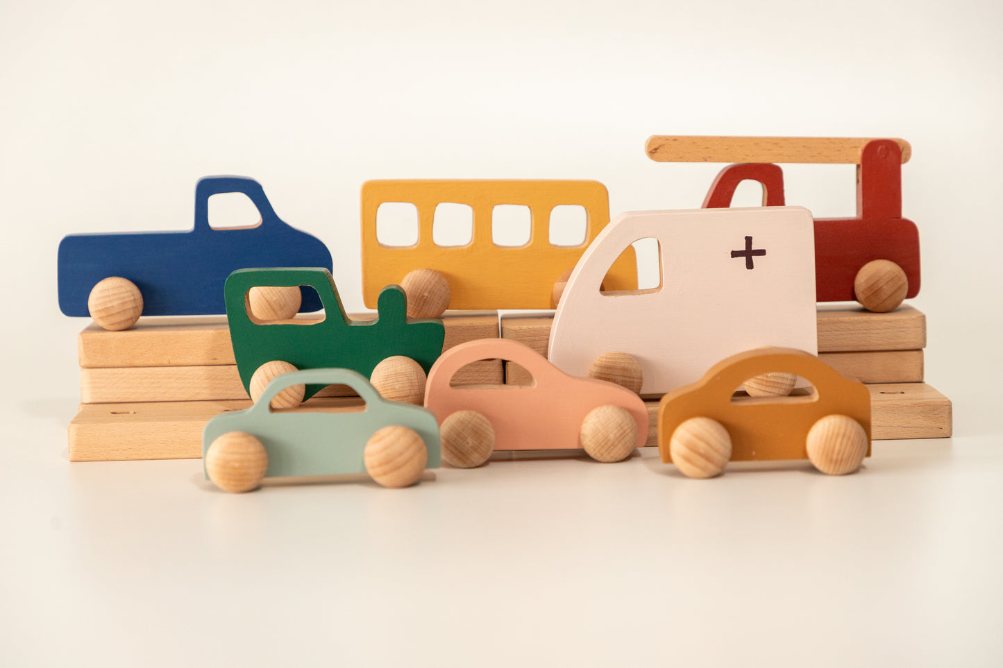 Birch Ambulance Roller Toy - 1+ year