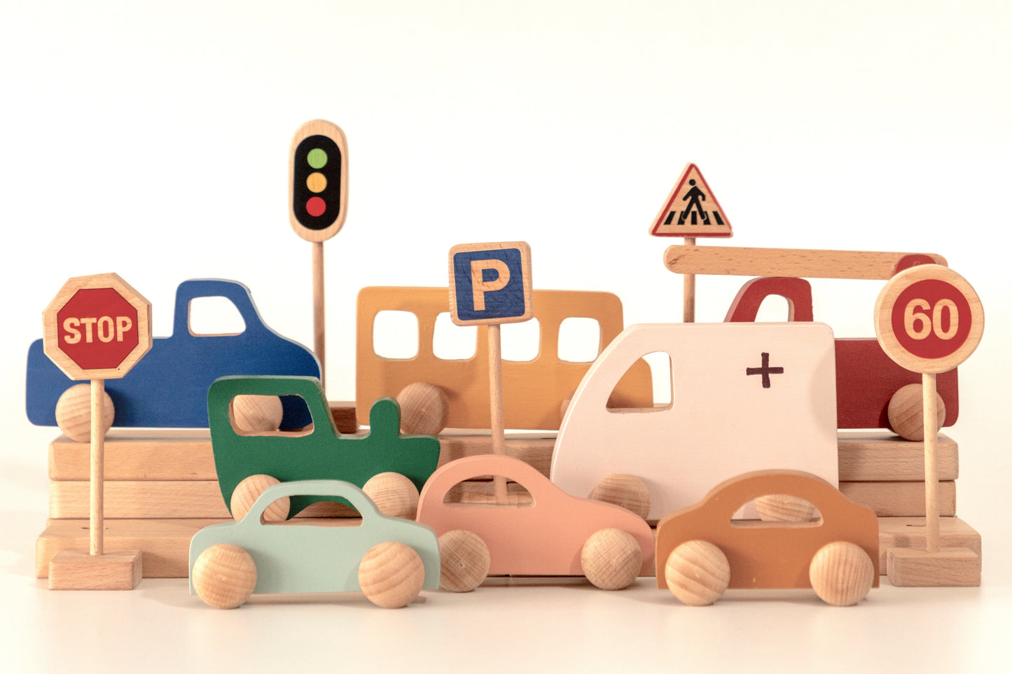 Birch Zoomie Car - Warm Peach
