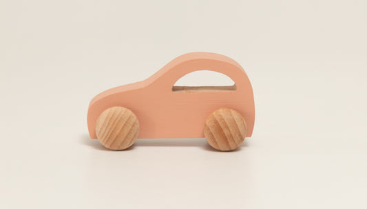 Birch Zoomie Car - Warm Peach