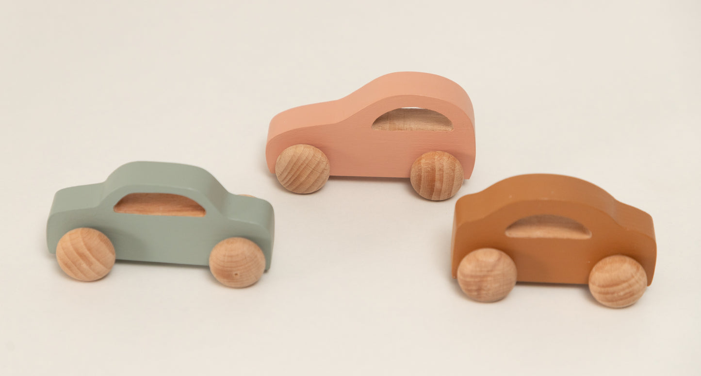Birch Zoomie Car - Duck egg Blue