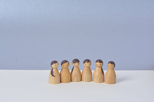 Birch Folk Natural Set of 6