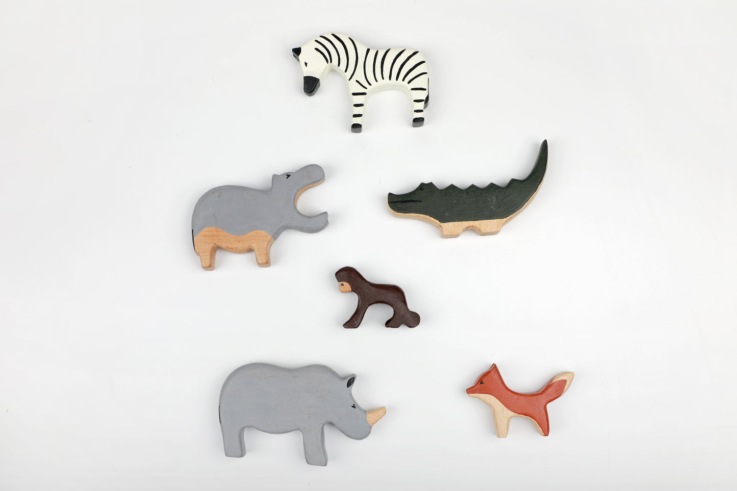 Birch Wild Animals Set of 6 - Combo 2