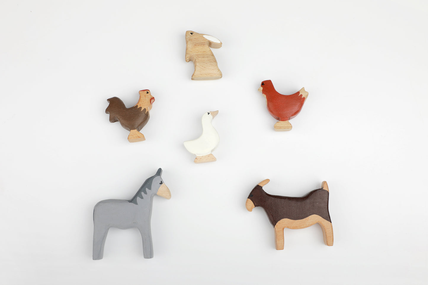 Birch Farm Animals Set of 6 - Combo 2