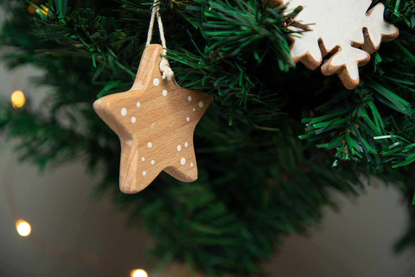 Birch Christmas Ornaments Set of 6