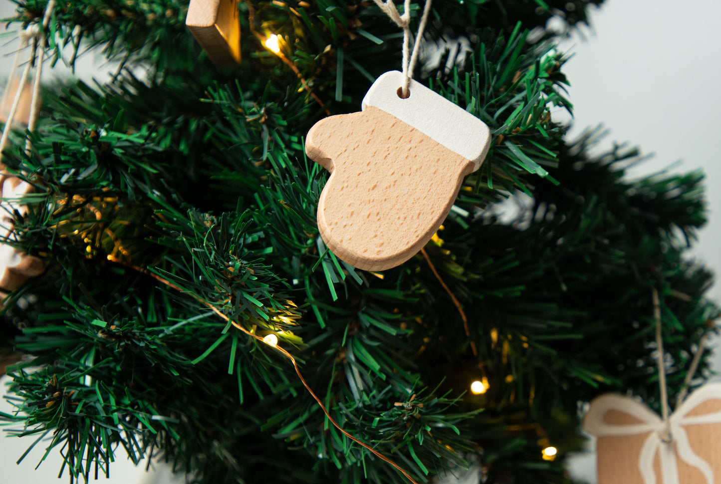 Birch Christmas Ornaments Set of 6