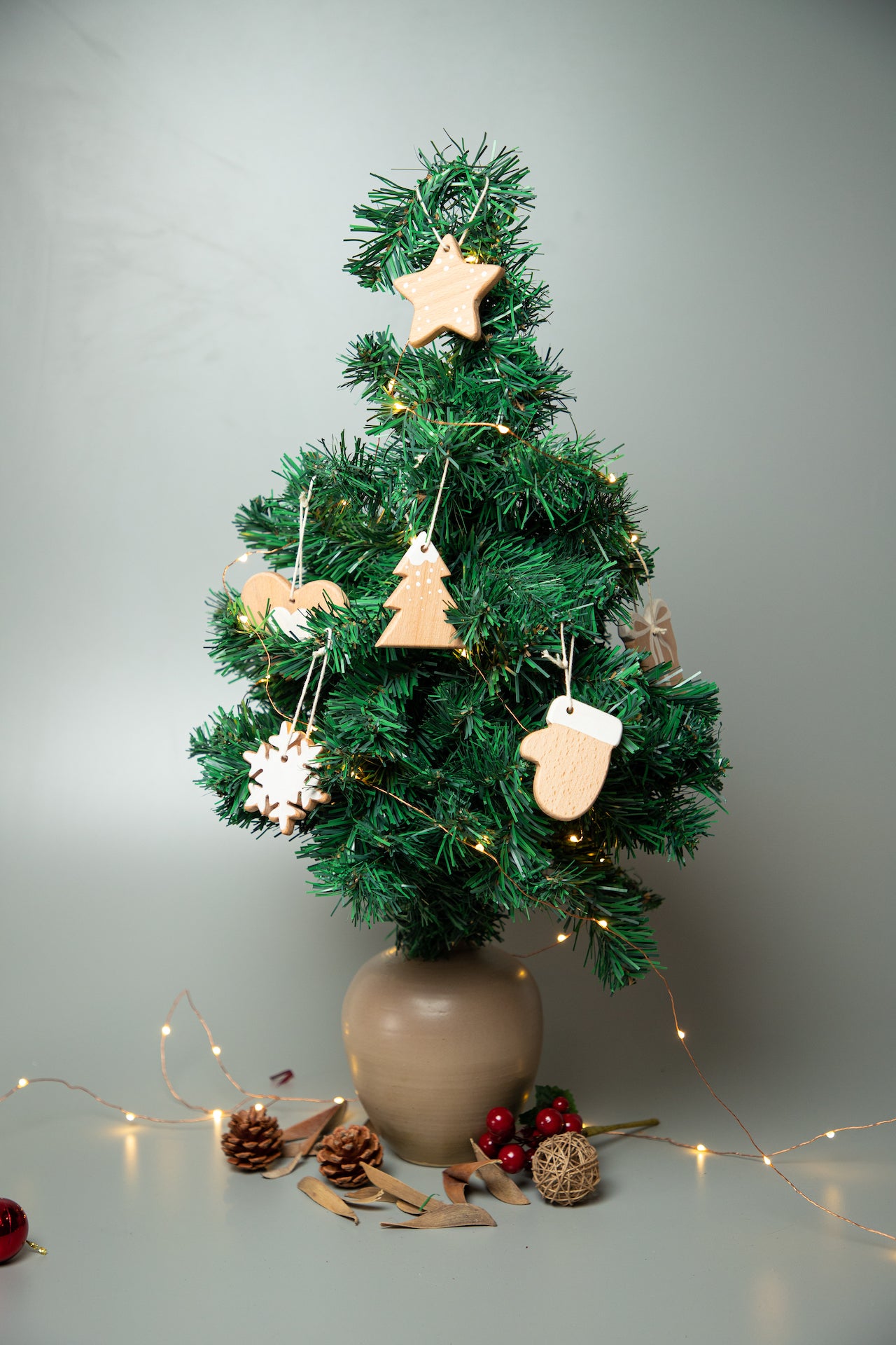 Birch Christmas Ornaments Set of 6