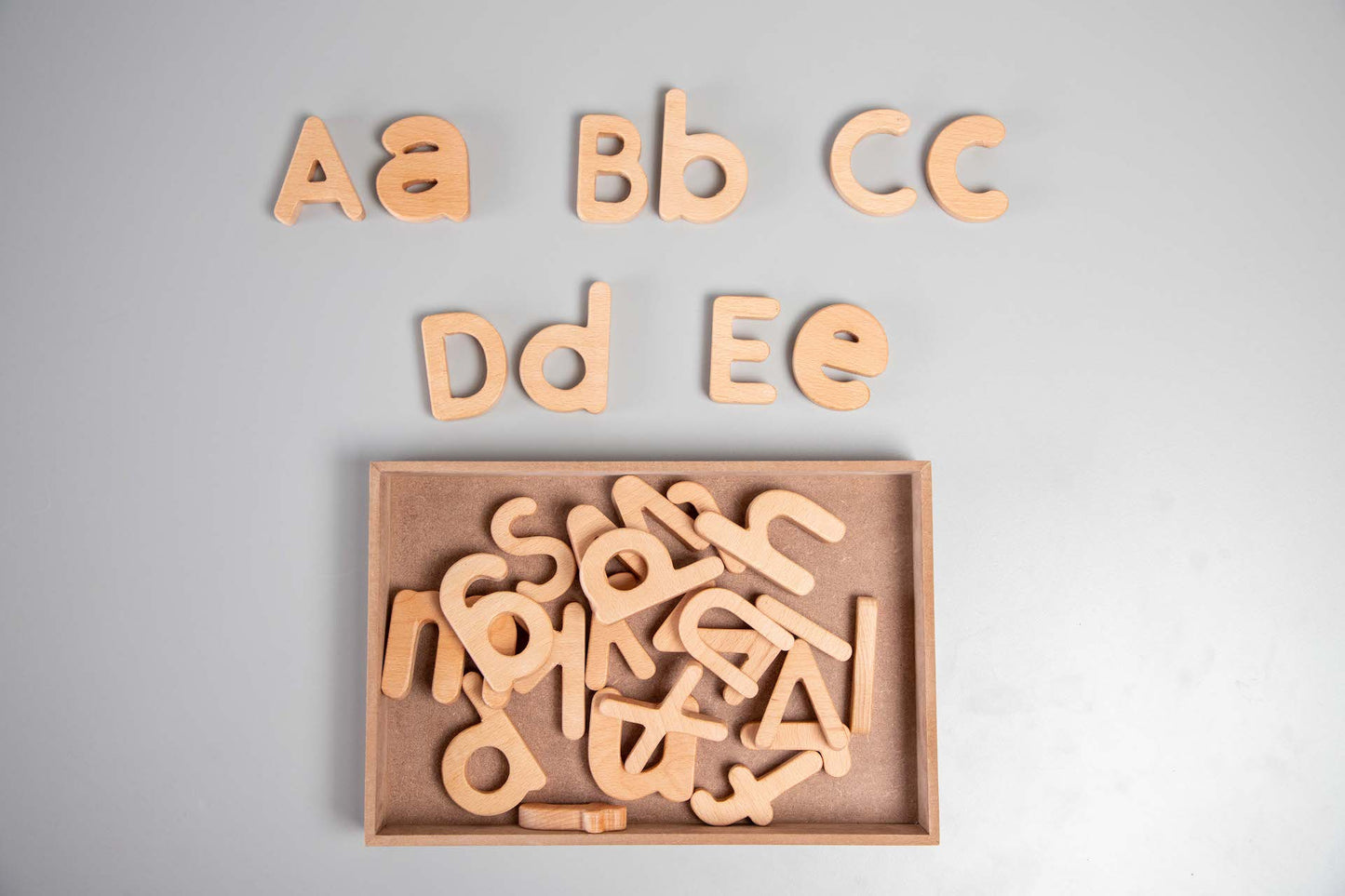 Birch Alphabet Letter Combo Set - Uppercase and Lowercase