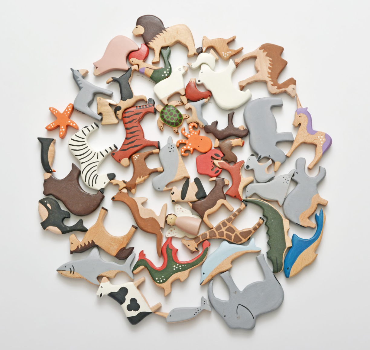 All wooden toys