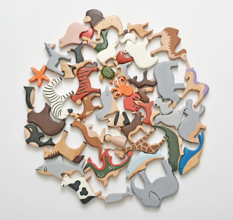 All wooden toys