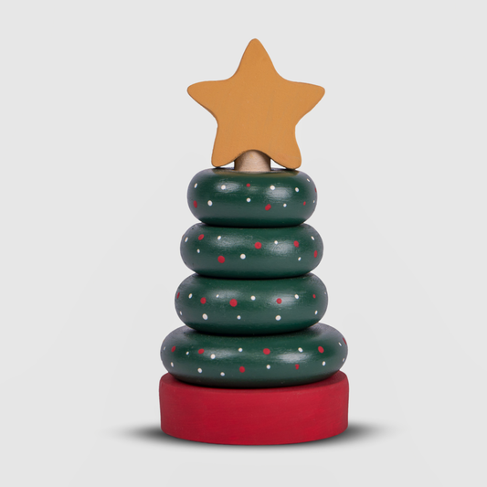 Birch Christmas Ring Stacker