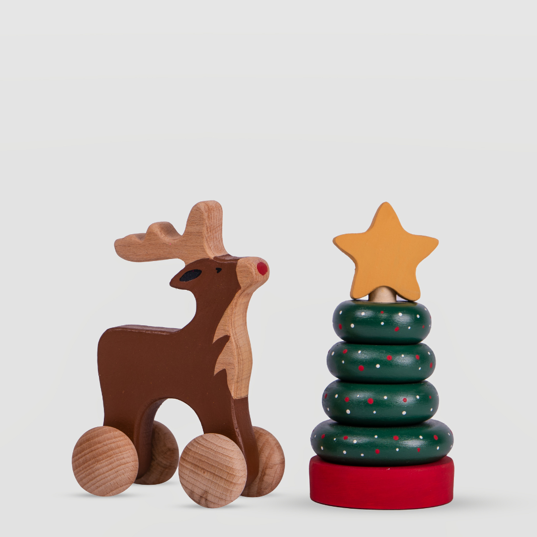 Birch Christmas Ring Stacker