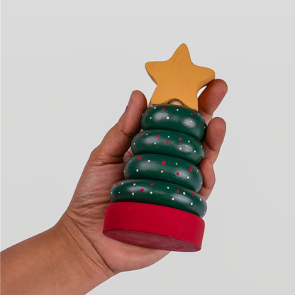 Birch Christmas Ring Stacker