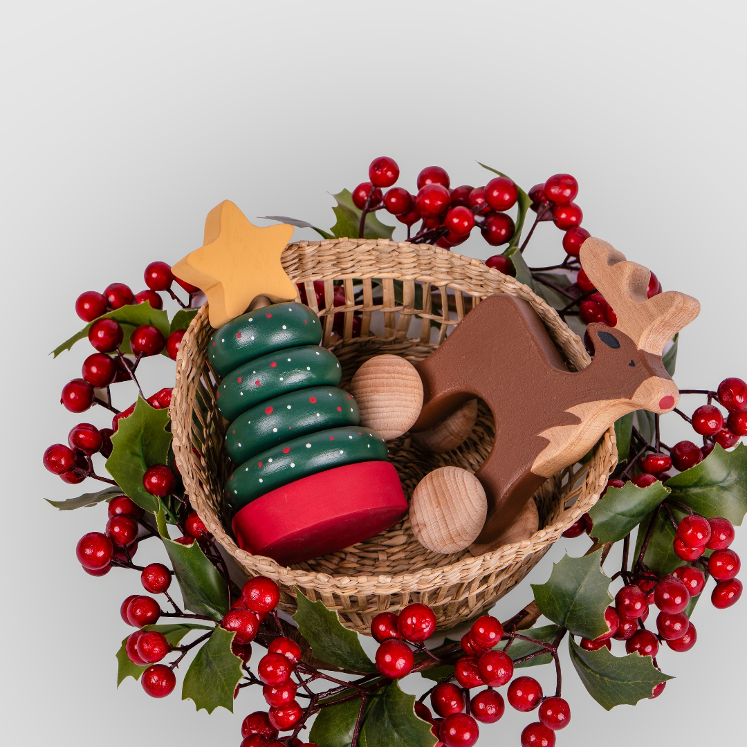 Birch Christmas Ring Stacker