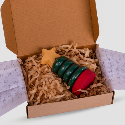 Birch Christmas Ring Stacker