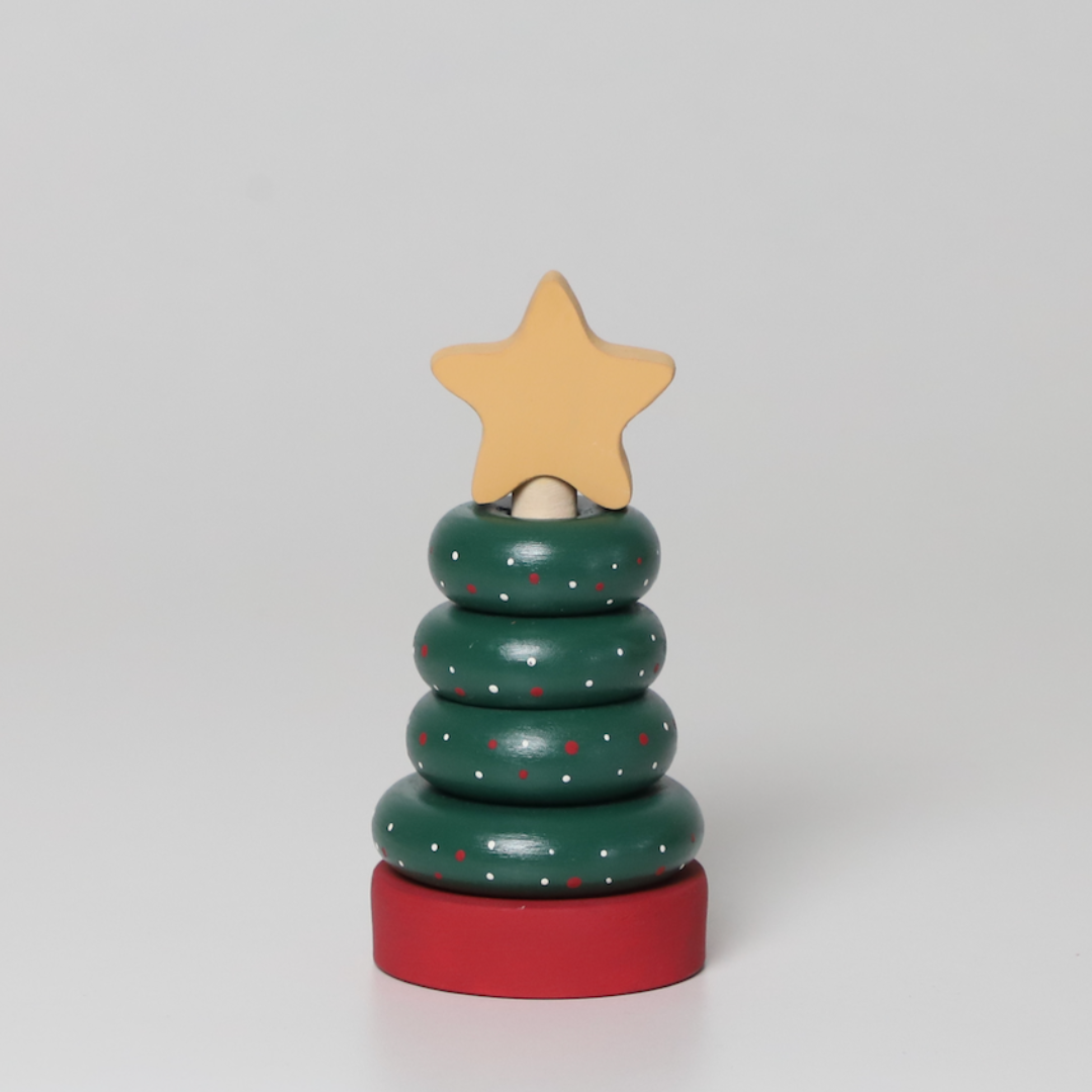 Birch Christmas Ring Stacker