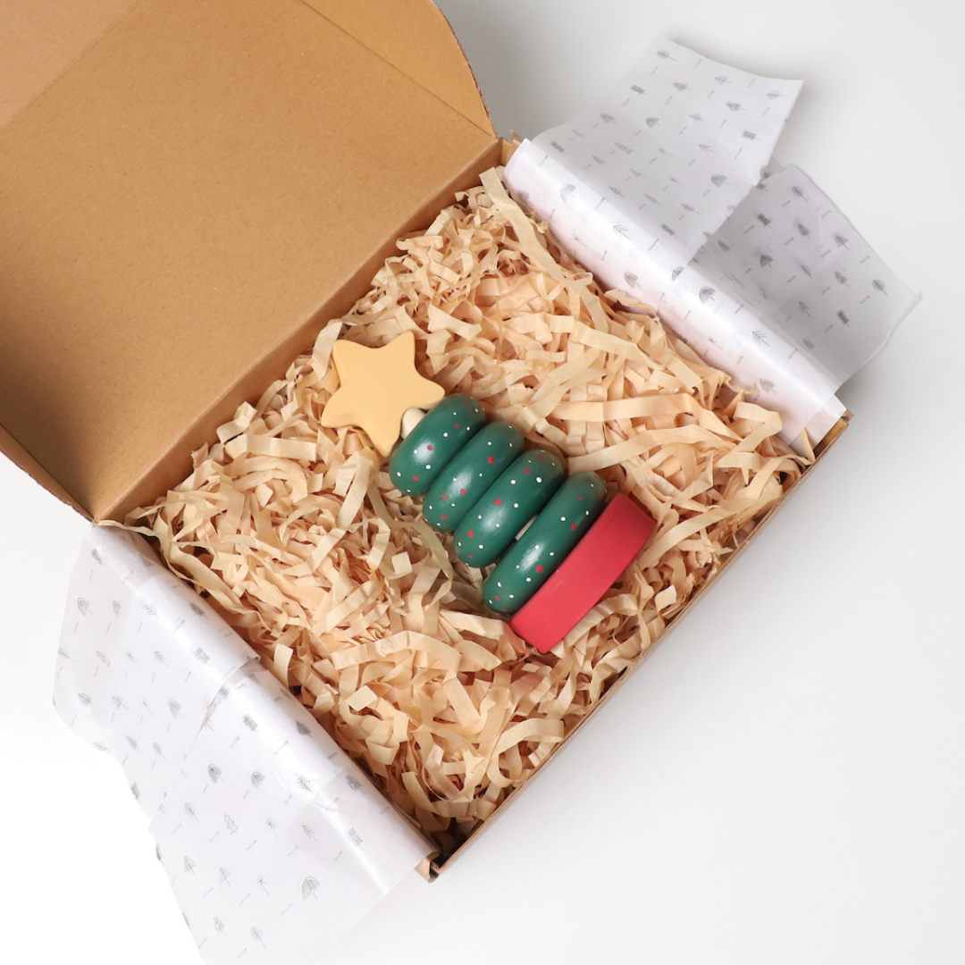 Birch Christmas Ring Stacker