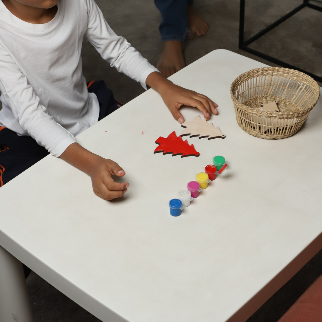 Birch DIY Christmas Tree Ornaments - Set of 4