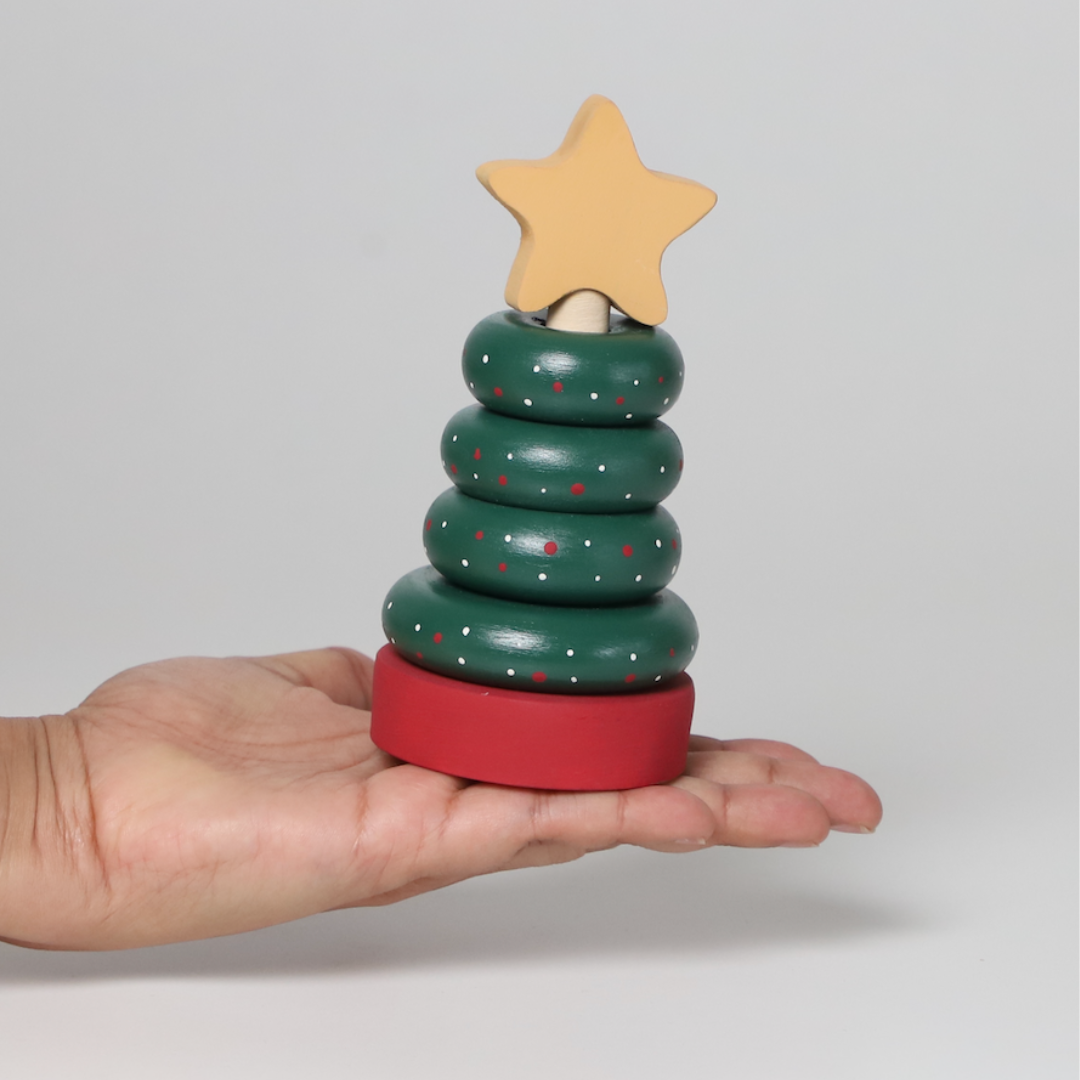 Birch Christmas Ring Stacker