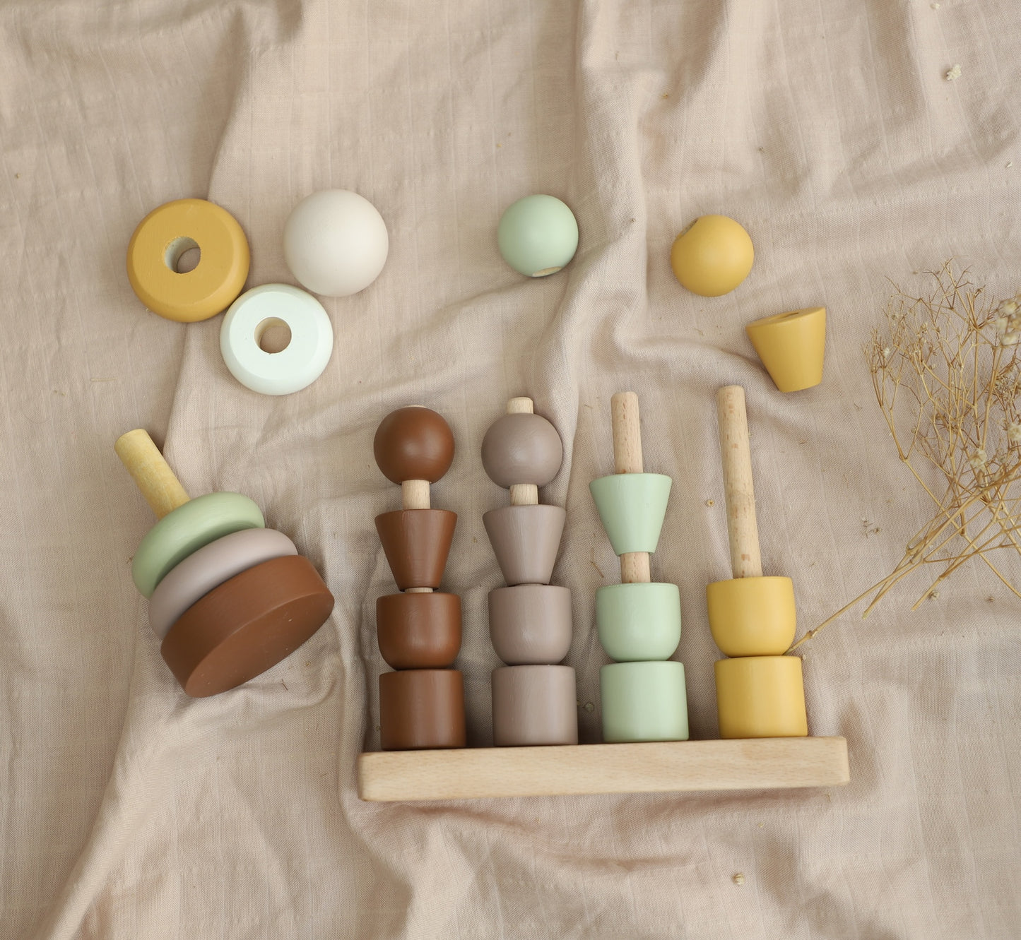 Birch Little Bloom Stacker Set - Meadow