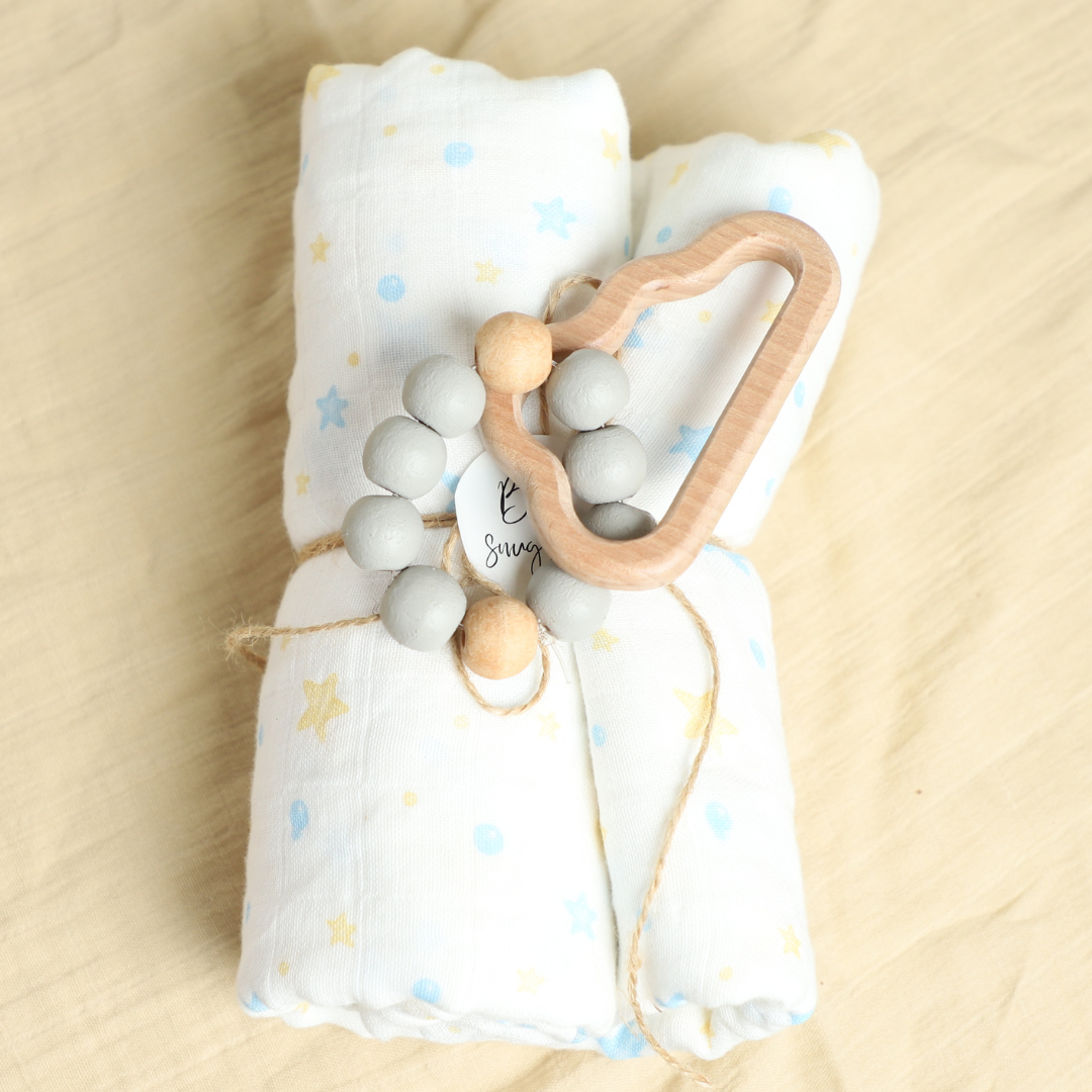 Cloud Teether with Beads