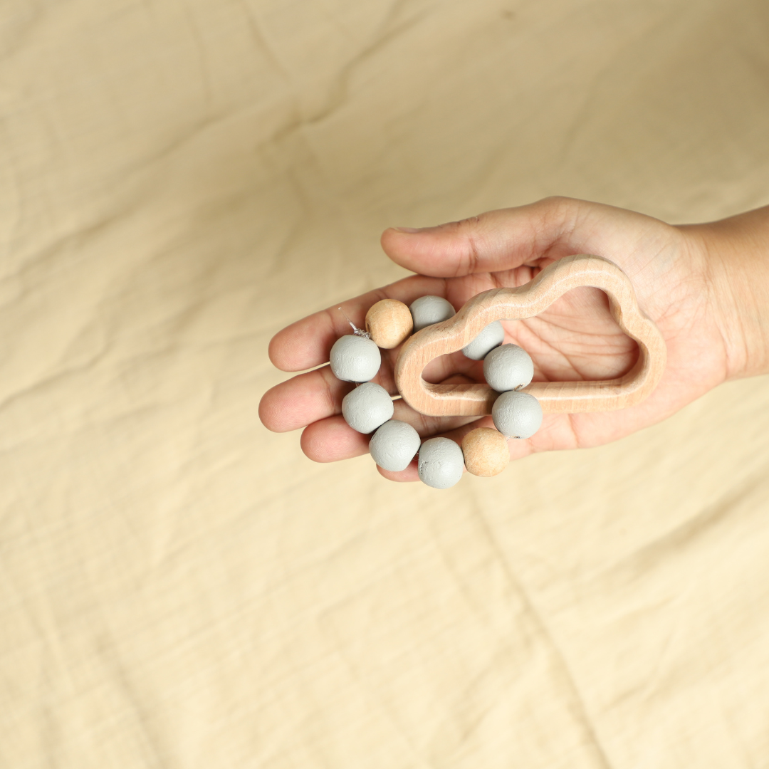 Cloud Teether with Beads