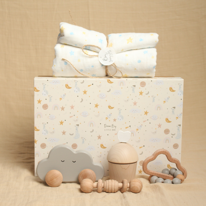 Birch New Born Over the Clouds Gift Box - Set of 5