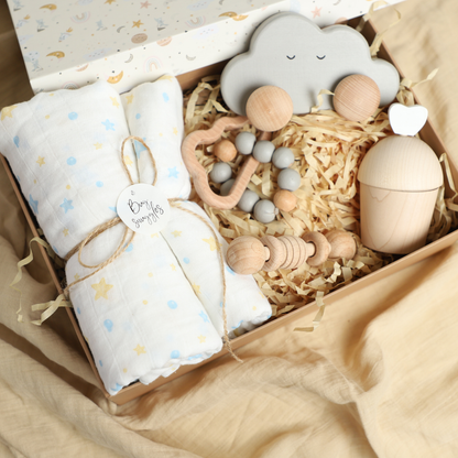 Birch New Born Over the Clouds Gift Box - Set of 5