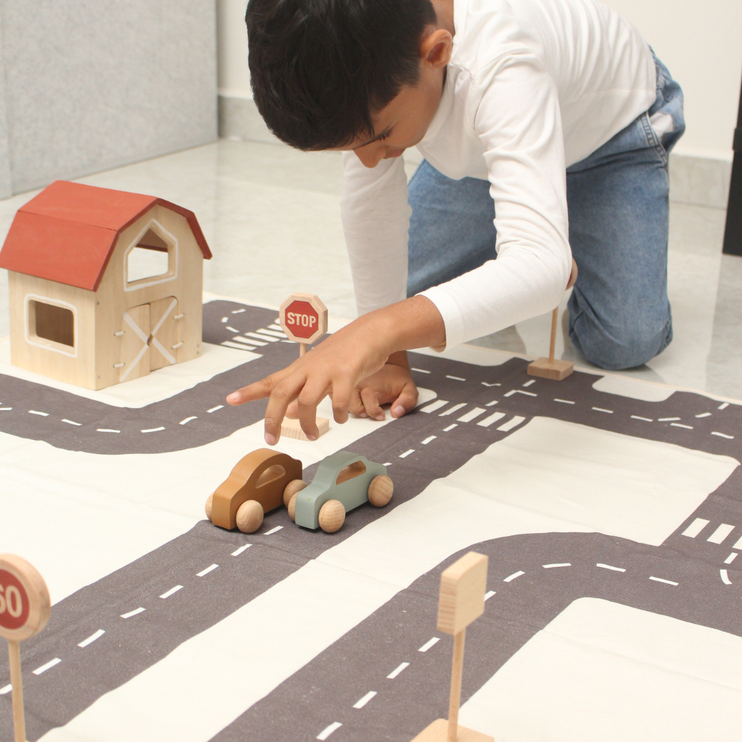 Birch Road Track Play mat