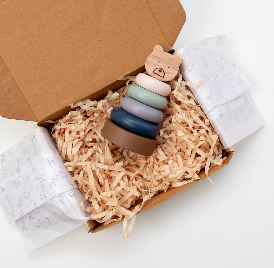 Birch Bear Ring Stacker