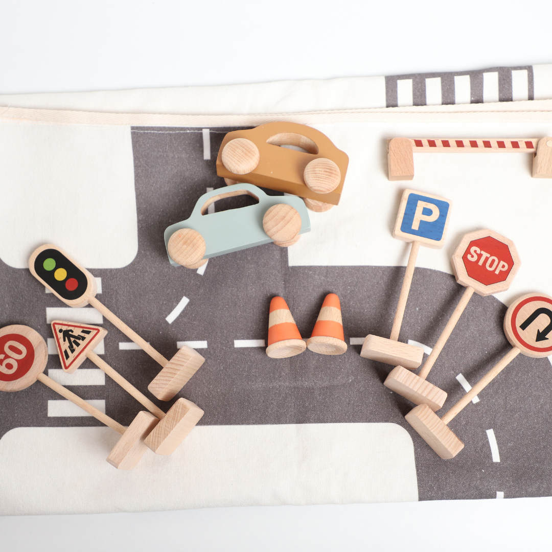 Birch City Track and Traffic Gift Set